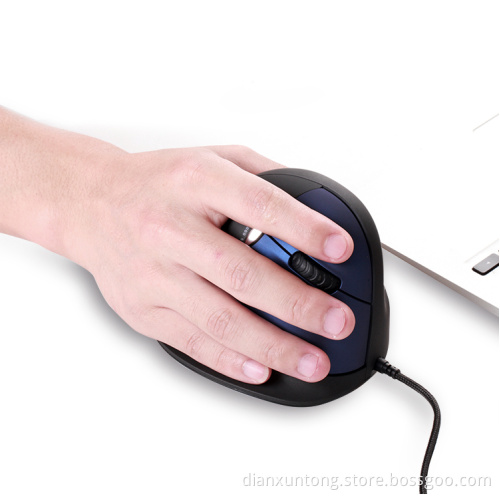 Hot-Sales Human Ergonomic Vertical Wired Mouse